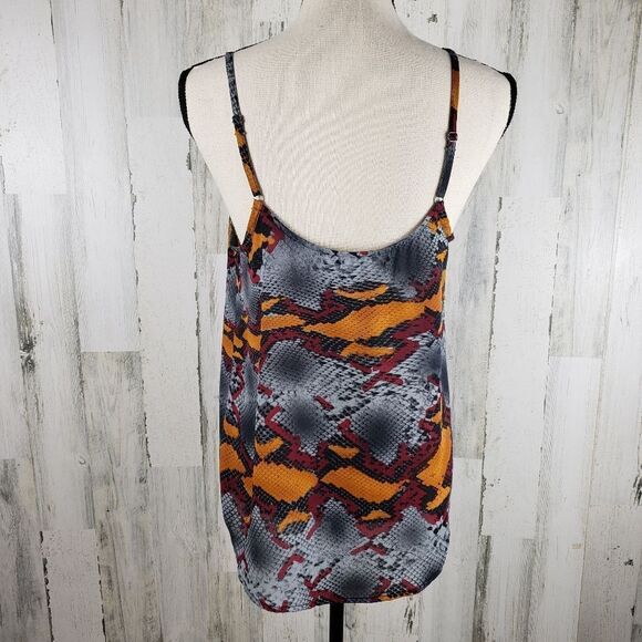 Allison Joy Snake Print Tank Sz S - Picture 3 of 7